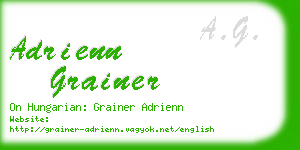 adrienn grainer business card